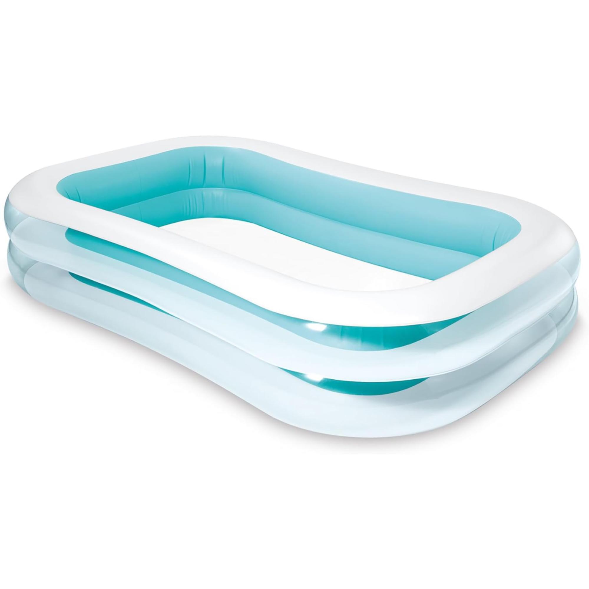 Intex Inflatable Swim Center Family Pool — 8.5ft. x 5.75ft., Blue and White, Model# 56483EP